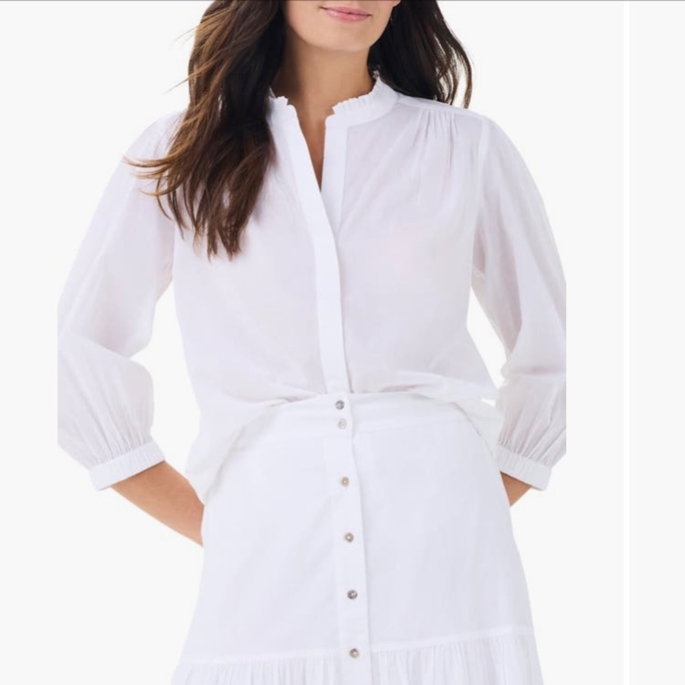 Nic + Zoe Cotton Girlfriend Shirt